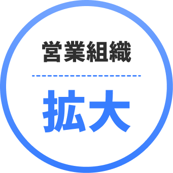 営業組織拡大